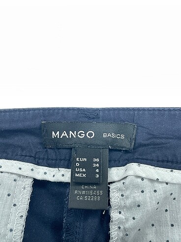 36 Beden lacivert Renk Mango Mini Etek %70 İndirimli.