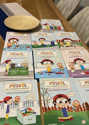 Püskül Geri Dönüşüm Çocuk Kitapları Seti