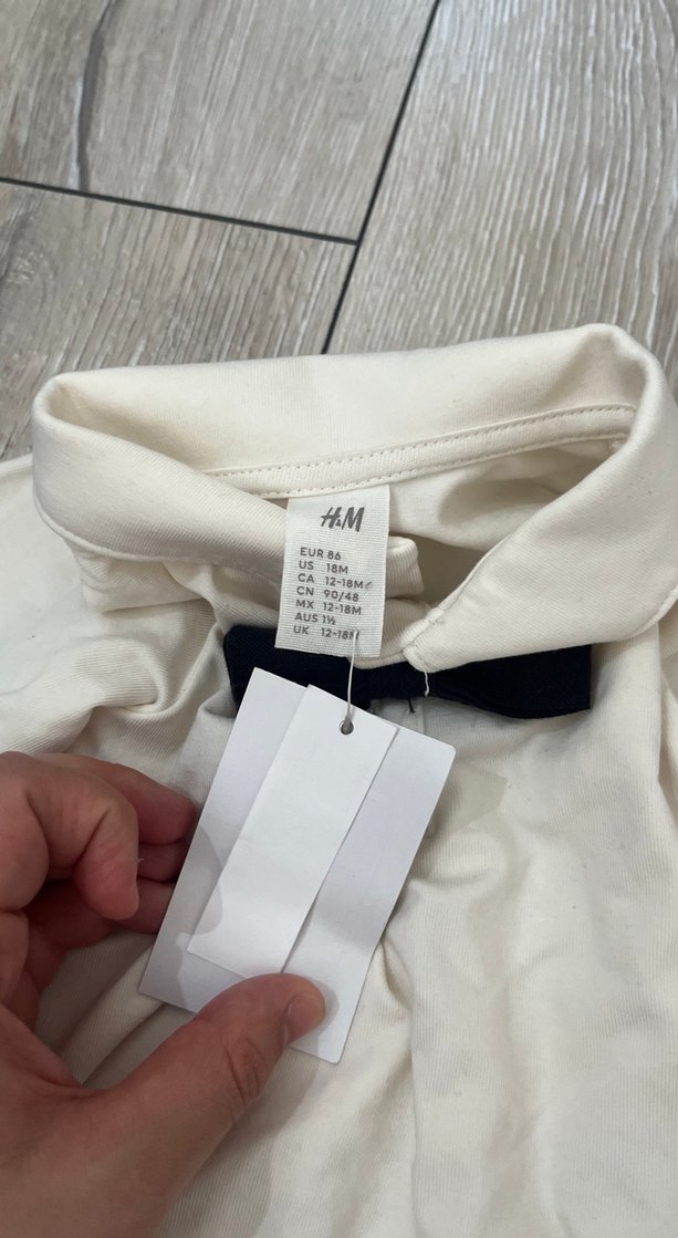 Hm sıfır etiketli papyonlu badi - Görsel 5