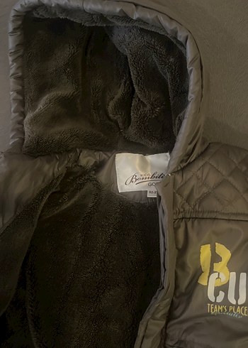 Erkek Çocuk Kahverengi Puff Mont - Görsel 2