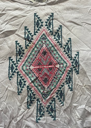 Kızlar için Nakışlı Püsküllü Bohem Panço - Görsel 3