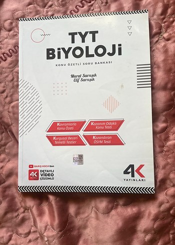 TYT Biyoloji Konu Özetli Soru Bankası 4K Yayınları