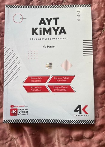 AYT Kimya Konu Özetli Soru Bankası