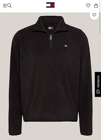 Tommy Hilfiger Tommy Yarım Fermuar Sweat