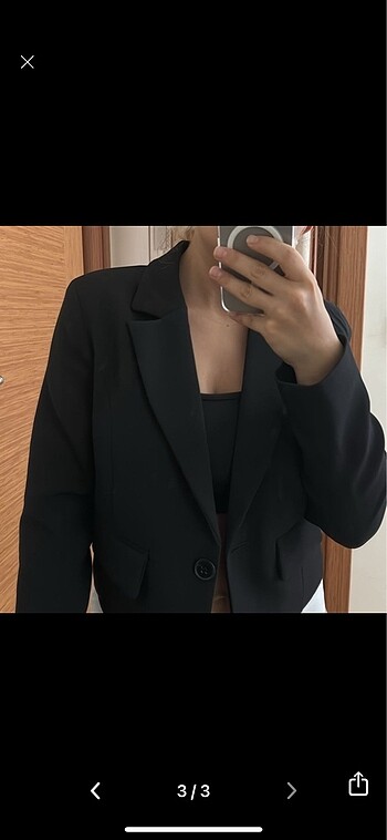 xs Beden Defacto kısa blazer