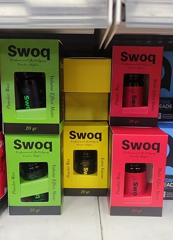 Swoq saç şekillendirici pudra (TOZ WAX)