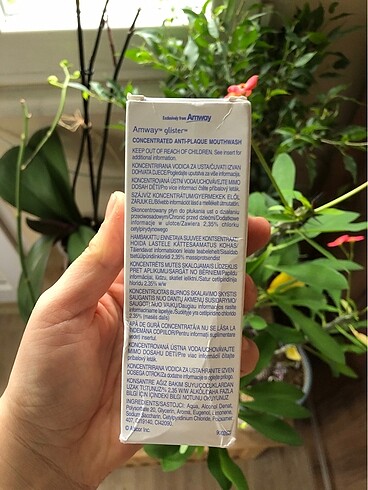 universal Beden Amway Glister Konsantre Ağız Bakım Suyu Ferah Nefes Nane