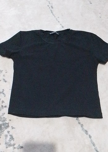 Siyah Kısa Kollu Basic Kadın Tişört