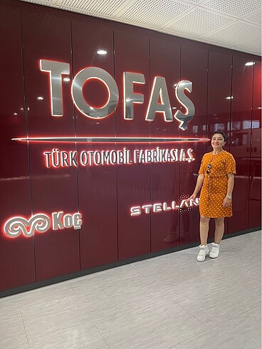 Koton Turuncu Elbise