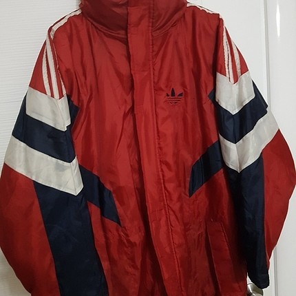 vintage adidas mont yağmurluk salaş oversize
