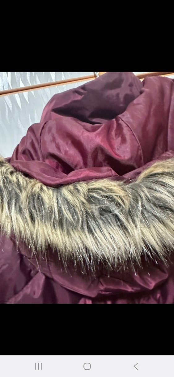 COLLEZİONE 
Bordo Mini Kadın Kışlık Mont - Görsel 3