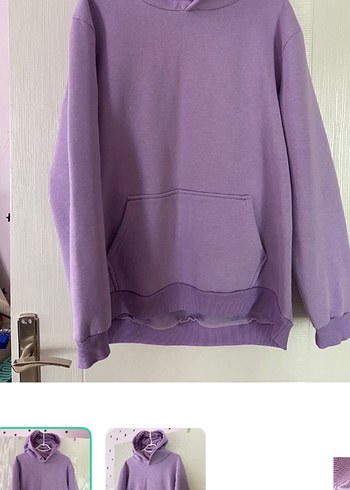Trendyol & Milla Lila Kapusonlu Rahat Sweatshirt