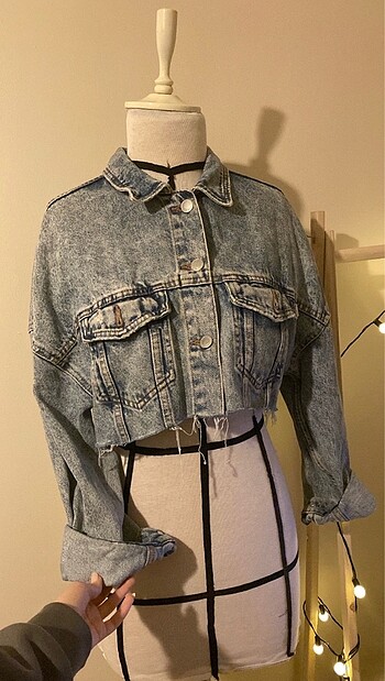 xs Beden Bershka kot ceket