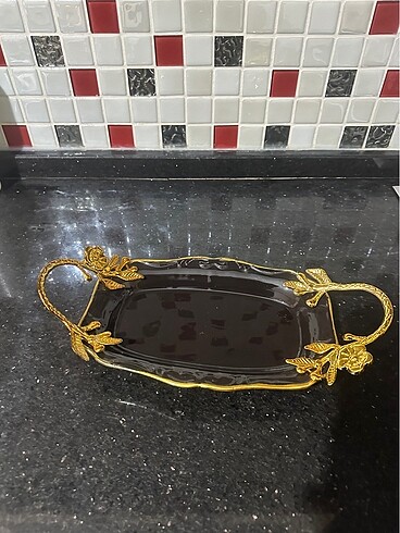 Seramik dekoratif kayık tabak