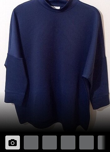 Boğazlı sweatshirt 