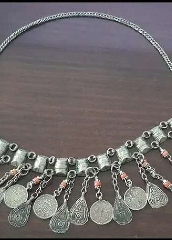 OSMANLI GUMUŞ PARALI GUMUS GELIN ALİNLİGİ - Görsel 4