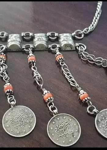 OSMANLI GUMUŞ PARALI GUMUS GELIN ALİNLİGİ - Görsel 8