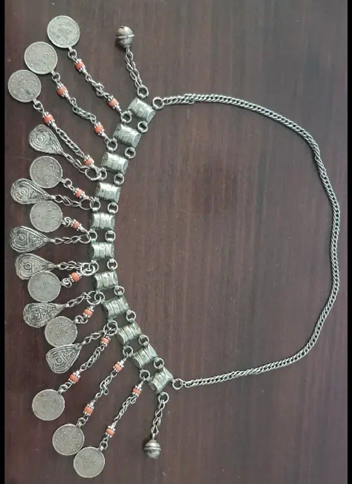 OSMANLI GUMUŞ PARALI GUMUS GELIN ALİNLİGİ - Görsel 5