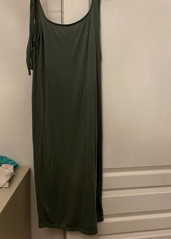 Topshop siyah kruvaze elbise - Görsel 5