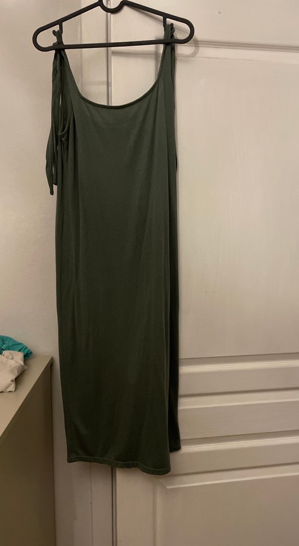 Topshop siyah kruvaze elbise - Görsel 5