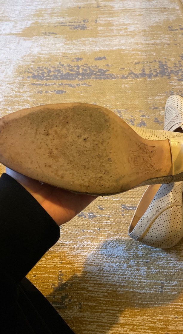 Krem Kadın Klasik Topuklu Ayakkabı - Görsel 2