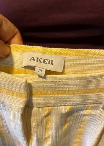 Beyaz Piliseli Midi Kadın Kumaş Pantolon - Görsel 2