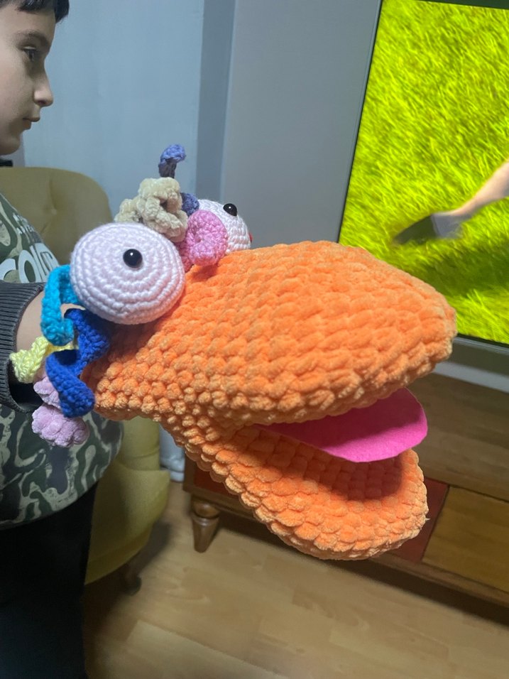 Örgü el kuklası - Görsel 4