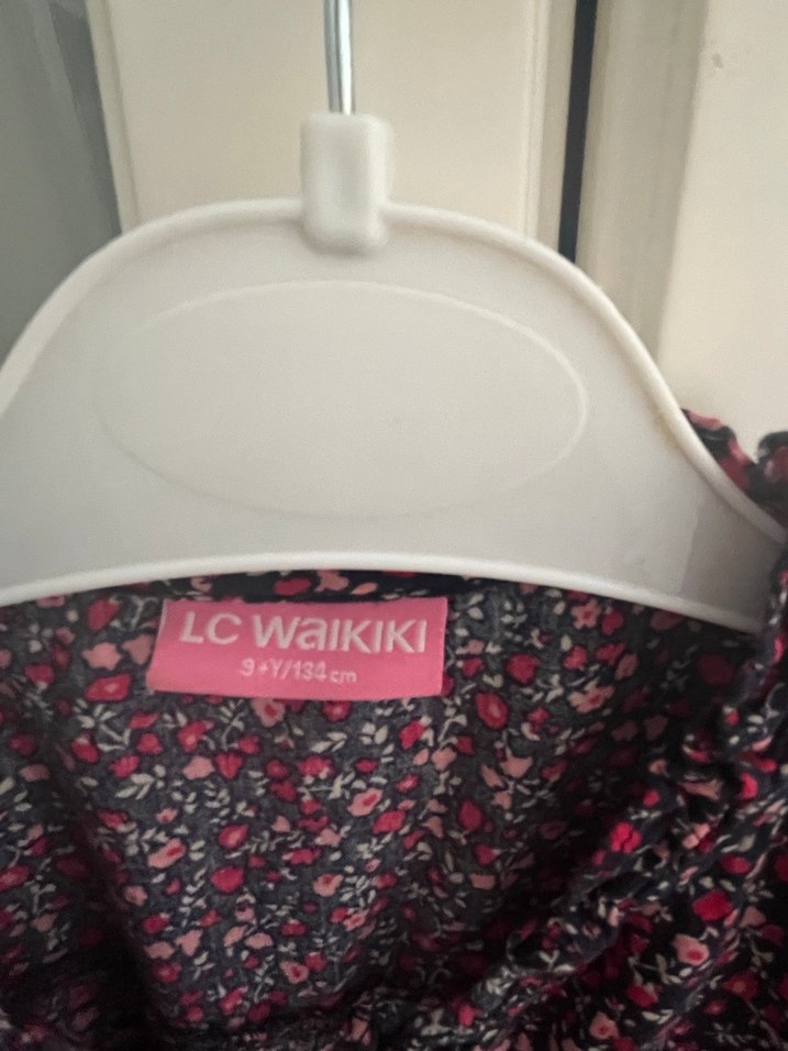 Kız çocuk çiçekli gömlek - Görsel 2