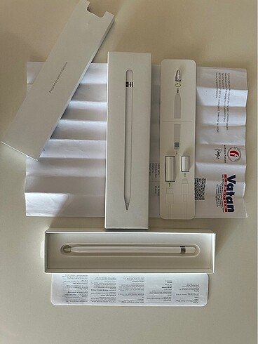 14.10.2023 faturalı Apple Pencil 1. Nesil sıfır neyse o