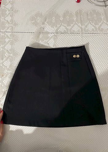 LC Waikiki Sik Siyah Mini Etek