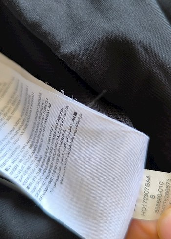 s Beden siyah Renk Nike Kadın Siyah Baskılı Tayt gri yerler derili