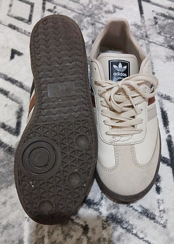 Adidas Bej Süet Kadın Spor Ayakkabı Wedge Topuklu