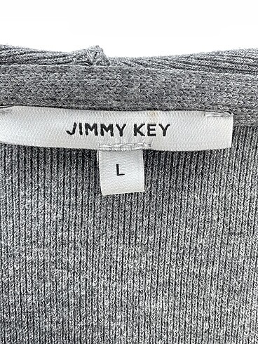 l Beden gri Renk Jimmy Key Bluz %70 İndirimli.