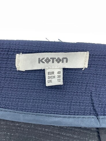 40 Beden lacivert Renk Koton Midi Etek %70 İndirimli.