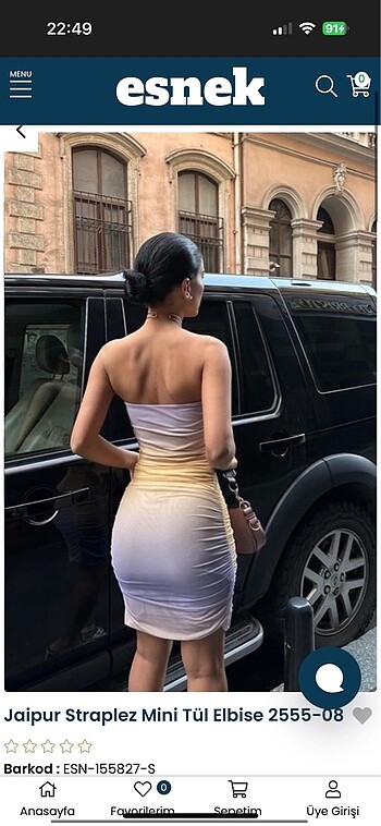 Zara Renkli elbise yazlık