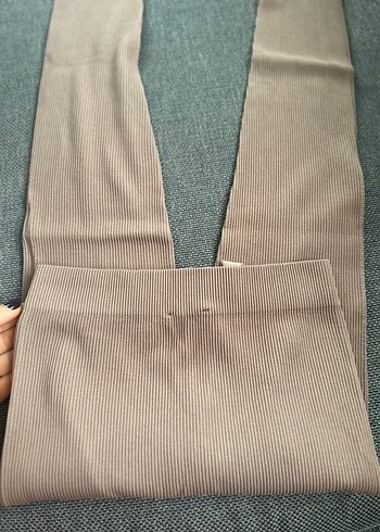 Zara Bej Pilili Kadın Tayt - Görsel 6