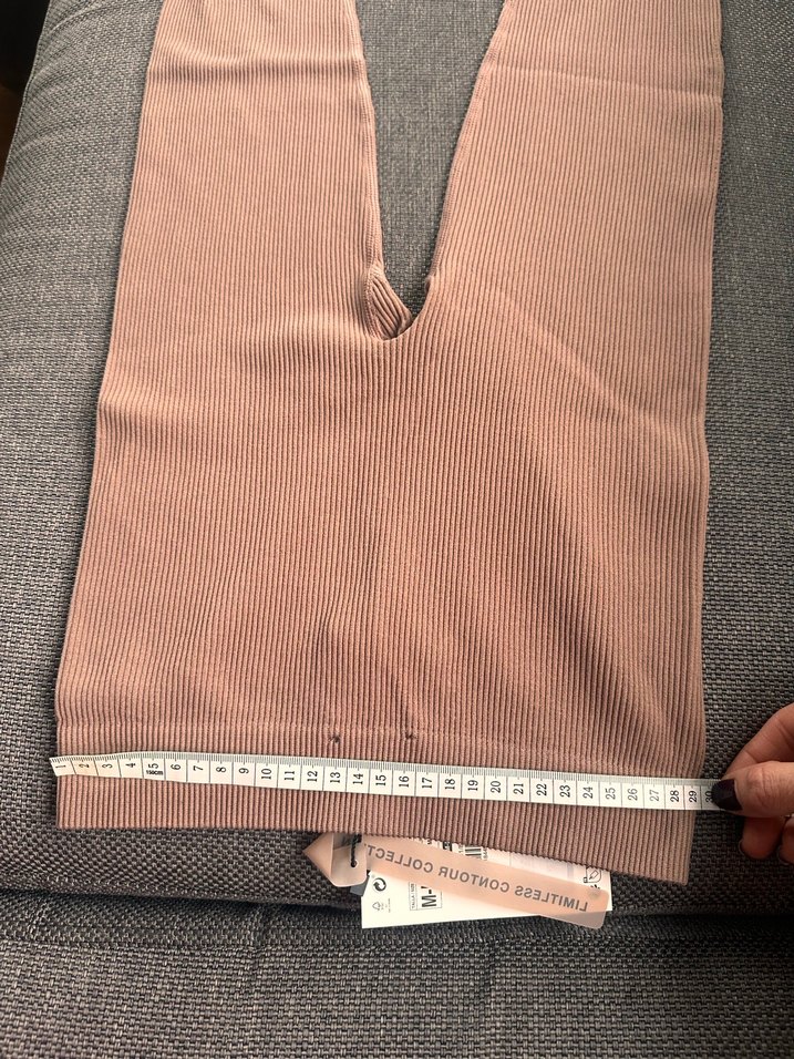 Zara Bej Pilili Kadın Tayt - Görsel 5