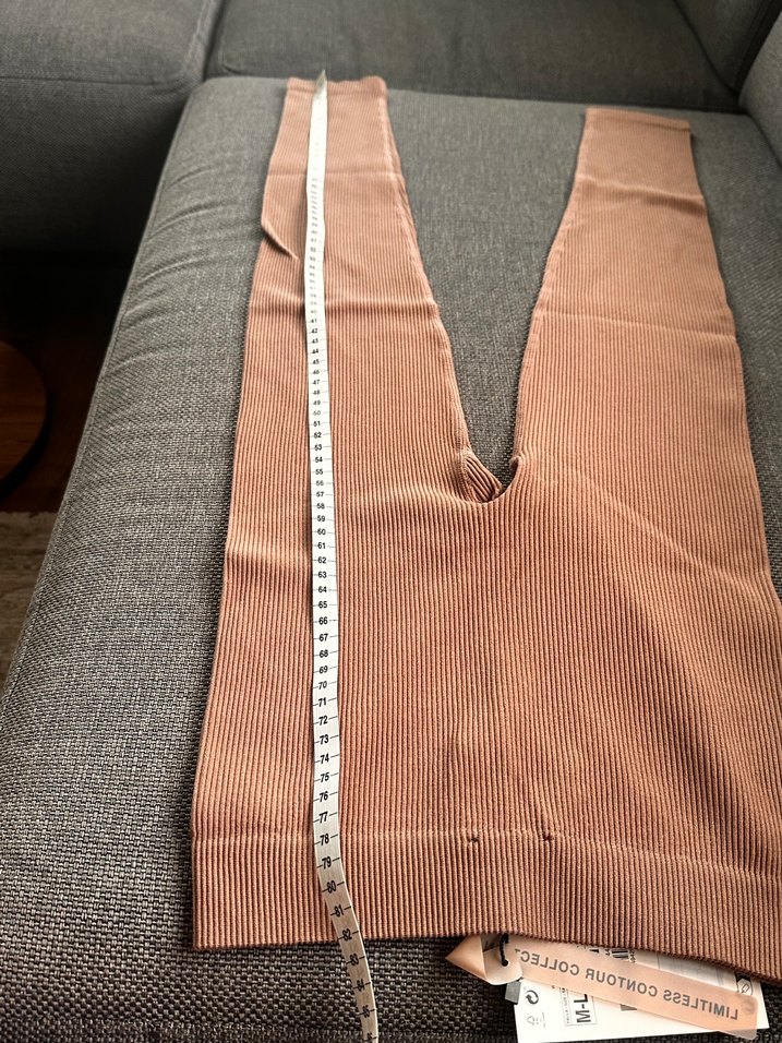 Zara Bej Pilili Kadın Tayt - Görsel 2