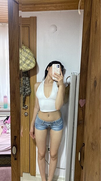 xs Beden mavi Renk Düşük bel mini şort