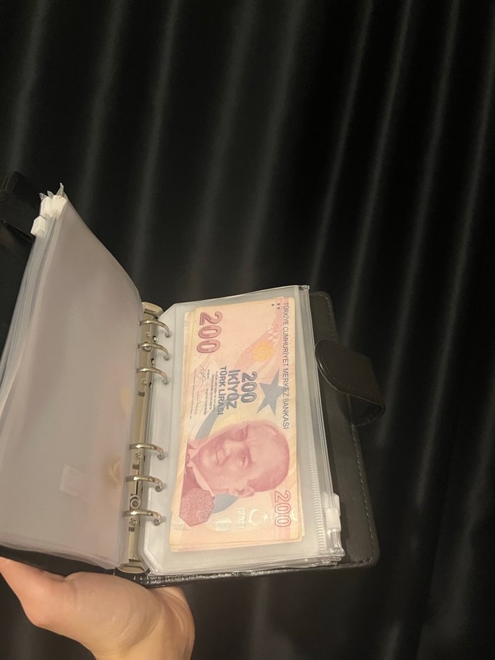 Cüzdan defter lila renk - Görsel 2