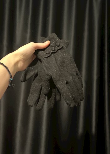 Siyah kışlık eldiven - Görsel 2