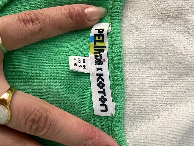 Koton Koton Pelin Yar yeşil crop