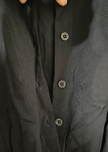 Nakışlı Siyah Kadın Kemerli Uzun Tulum - Görsel 4