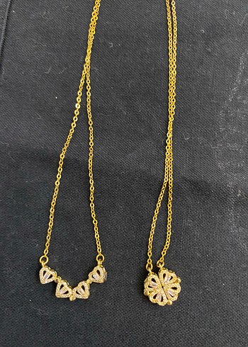 Bohem Zincir Detaylı Altın Renk Kadın Kolye - Görsel 3