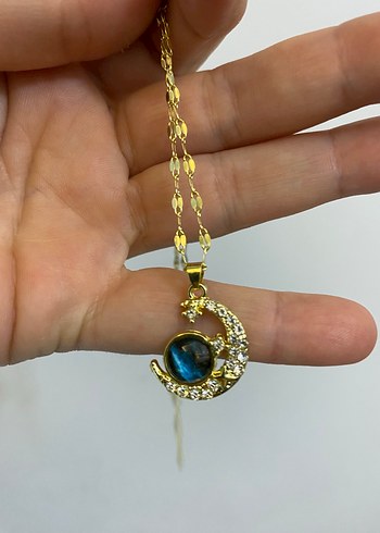 Bohem Zincir Detaylı Altın Renk Kadın Kolye - Görsel 6