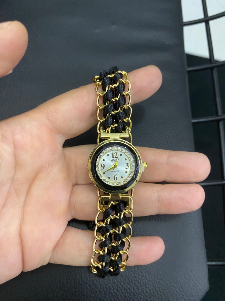 Renkli Zincir Detaylı Bohem Kadın Saati - Görsel 4