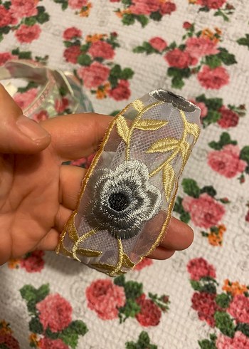 Dantel İşlemeli Bohem taç - Görsel 2