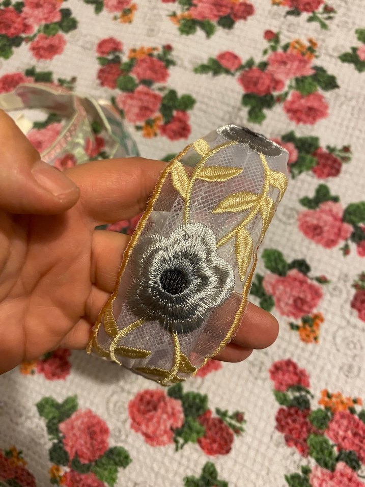 Dantel İşlemeli Bohem taç - Görsel 2