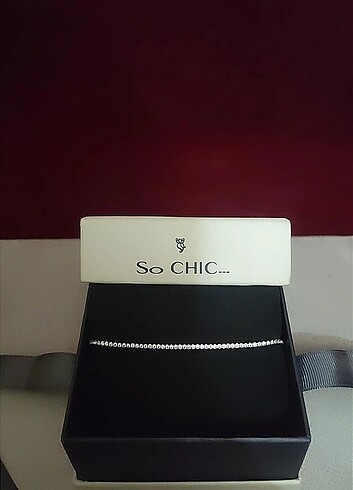 So Chic So Chic Su Yolu 18 Ayar Altın Kaplama Gümüş Ayarlanabilir Bilekl