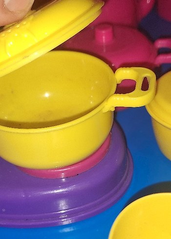 Renkli Plastik Oyuncak Mutfak Seti - Görsel 10